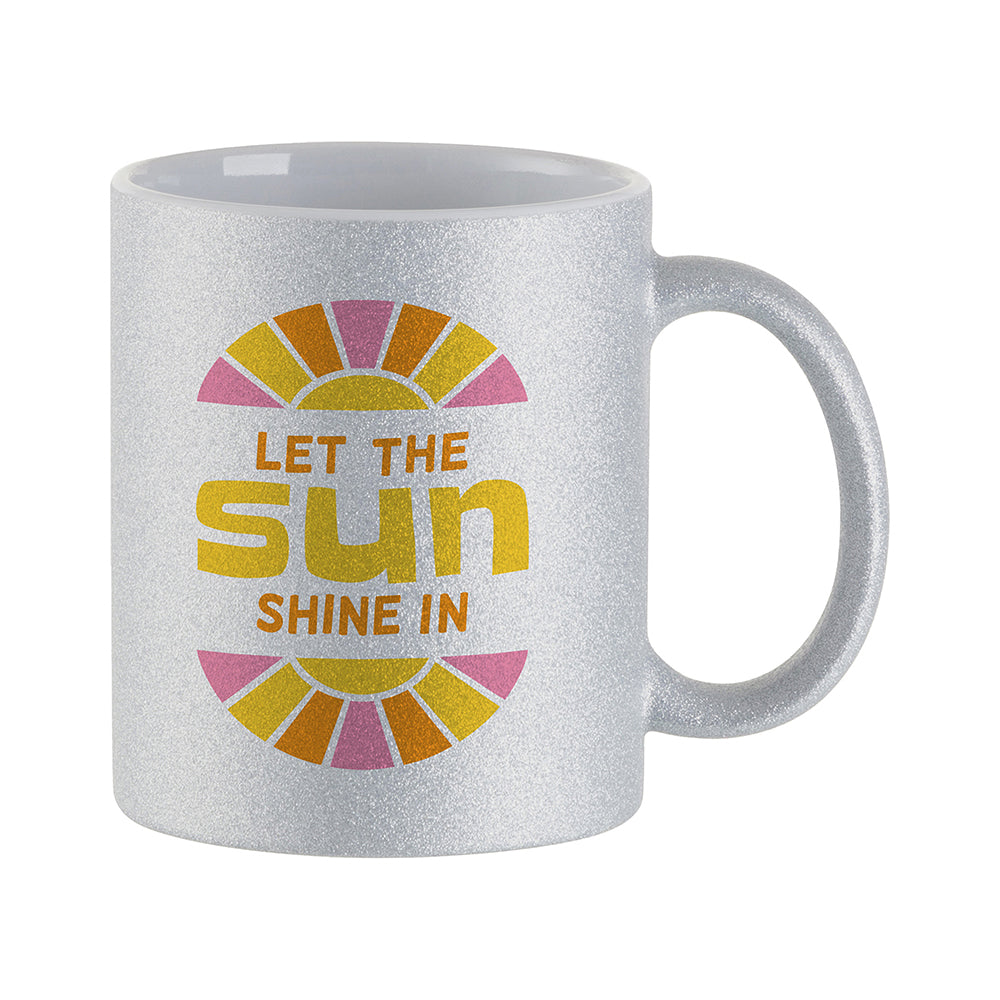 Craft Express 6-Pack 11oz Silver Glitter Sublimation Mugs - Craft Express Canada